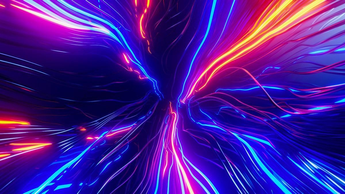Image abstraire électricité câble et faisceaux électrique